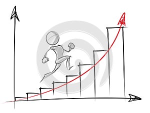 Simple People - Exponential Growth Chart