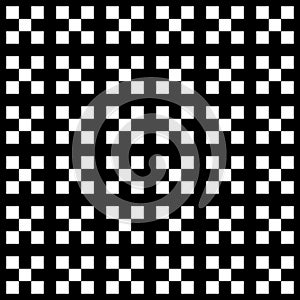 Simple pixel art seamless swatch pattern, black, 68.75%, square