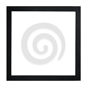 Simple plain modern minimalist minimal black textured frame white backgound