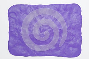 Simple plasticine purple background
