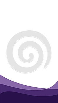 Simple purple background . flat purple gradation . wavy background