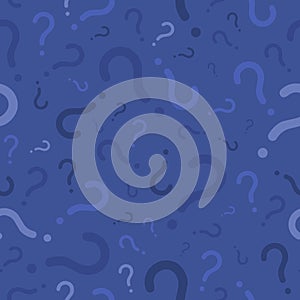 Simple question mark texture - seamless vector