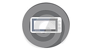 Simple rectangle object icon, versatile UI or abstract design element, vector design Generative AI