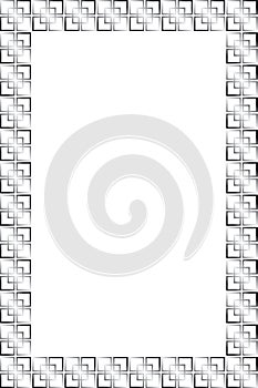 Simple rectangular frame - vector