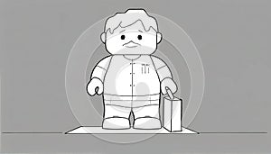 Simple Roblox Character Drawing: Capturing the Charm and Essence of Roblox photo
