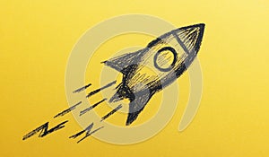 AI-Generated Rocket Launch