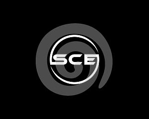 Simple SCE Logo Design photo