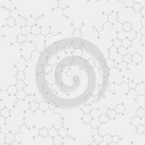 Simple science seamless background