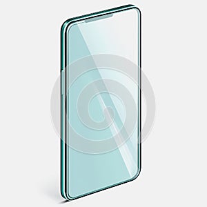Simple Screen Protector on White Background