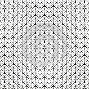 Abstract seamless pattern of one-color wavy lines