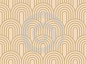 Simple Seamless Art Deco Pattern Background