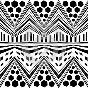 Simple seamless modern chevron zig zag pattern