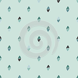 Simple seamless pattern. Pastel green.