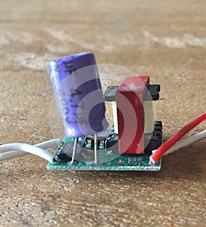 Simple Capacitor and transformer circuit