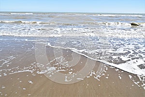 Simple and small waves at Punta Sabbioni Venice photo