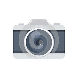 Simple or solid colored camera icon