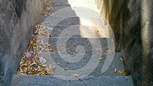 Simple stairs Steps outside in Puerto Escondido Mexico