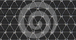 Simple steel molecular structure