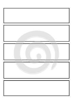 Simple storyboard design for Comic Book