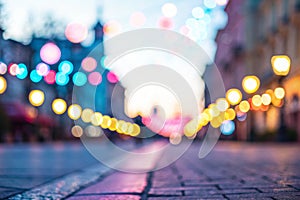 Abstract bokeh background