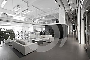 Simple and stylish office environment