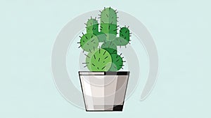 Is simple and stylized emphasizing clean lines and a minimalistic