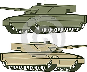Simple tanks vector