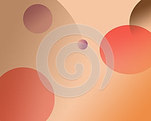 simple template background illustration with domination of red circle color