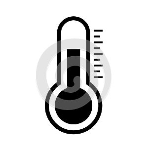 Simple thermometer vector pictogram