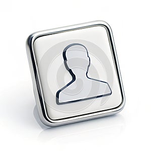User web icon isolated on white background