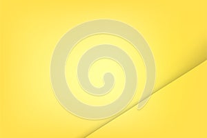 Simple Vector Blan Template Yellow and Soft shadow for your part or element design