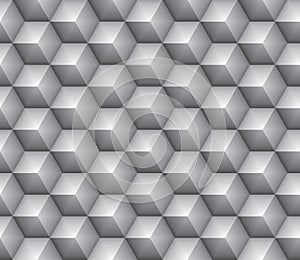 Gray hexa cubes