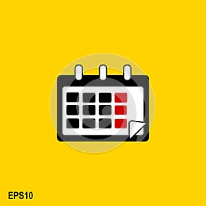 Simple vector design icon calendar