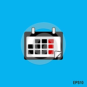 Simple vector design icon calendar