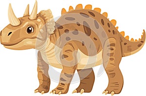 simple vector Doedicurus clipart