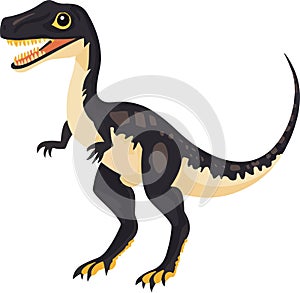 simple vector Eoraptor clipart