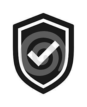 Shield security tick icon