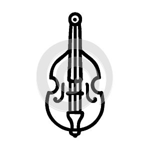 Simple Vector Icon Of Oompah Bass Logo Design Illustration.