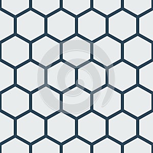 Simple vector illustration with ability to change. Pattern with bee honeycombs