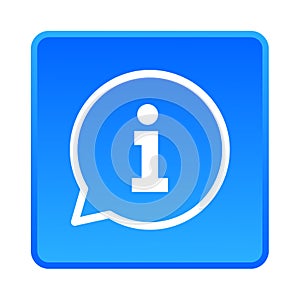 Info icon symbol button