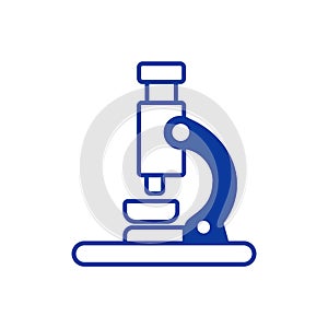 Simple Vector Microscope Icon
