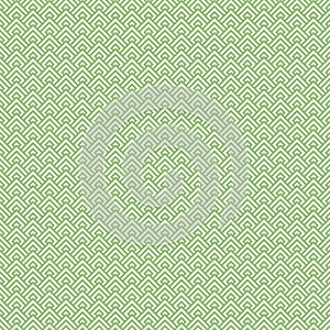 Simple vector pixel art olivine and light green seamless pattern of minimalistic geometric scaly rhombus pattern in japan