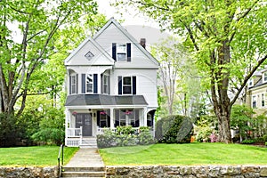 Simple Victorian House in New England