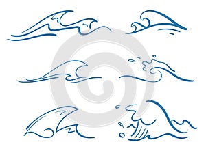 Simple waves vector set