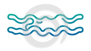 Simple Wavy Lines Pattern Vector Background, vector design Generative AI