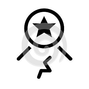 Weakness icon health and emotion symbol photo