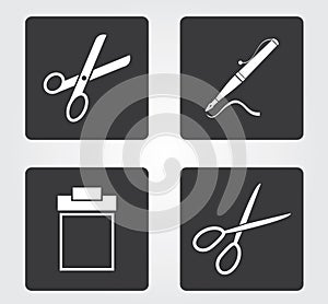 Simple web icon in : office equipment