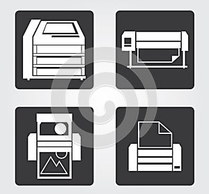 Simple web icon in : office equipment