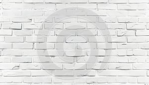 Simple white brick wall with light gray shades seamless pattern surface texture background