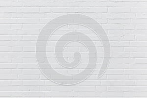 Simple white brick wall with light gray shades seamless pattern surface texture wide format background